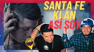 📍 REACCION a Santa Fe Klan  Así Soy  Colombianos reaccionan [upl. by Atnuhs]