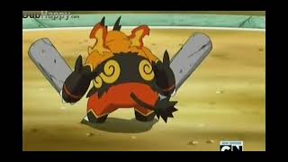 Emboar throwing Pillars on Conkeldurr [upl. by Gnanmos]