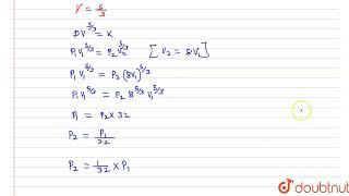 A monatomic gas is expanded adiabatically and due to expansion volume becomes 8 times then  12 [upl. by Adelaida822]