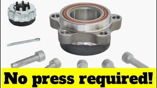 Transit MK7 wheel bearing replacement No press needed [upl. by Ylek507]