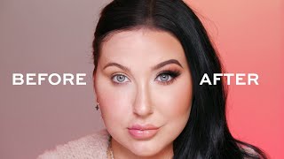 How To Easy Subtle Cat Eye Makeup Tutorial  Jaclyn Hill [upl. by Aicirt]