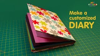 DIY Customized Handmade Diary [upl. by Pasahow250]