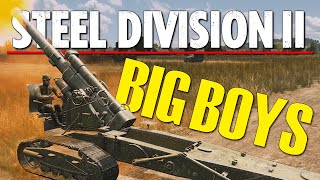 HUGE ARTILLERY CRUSHING ARMOR and CLOSE QUARTERS engagements  Steel Division 2 Gameplay [upl. by Morgenthaler910]