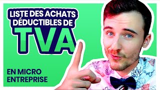 Auto Entrepreneur  Déduire la TVA sur lAchat de Matériel 💻 Listes des frais de TVA déductible [upl. by Rufina]