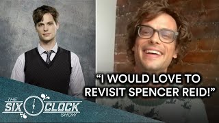 Matthew Gray Gubler gushes about Irish Tetrapod tracks his favourite colour amp playing Spencer Reid [upl. by Ydok]