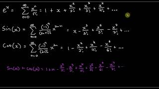 Proof of Eulers identity using Maclaurin series [upl. by Adnuhsat]