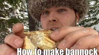 HOW TO MAKE BANNOCK  Recipe For 1 Person  Super Easy [upl. by Fisch]