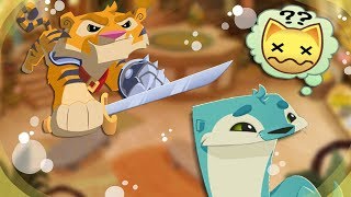 Animal Jam FIGHTING MY FANS [upl. by Irem]