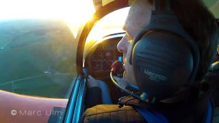 SIAIMarchetti SF260 Cockpit Bolzano Take off Landing [upl. by Niveek403]