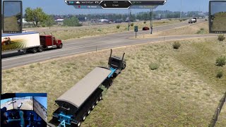 Pizzster 389 Bormann Double train 264k loaded crash American Truck Simulator [upl. by Bronez]