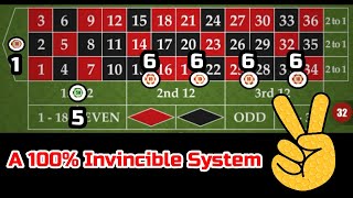 A 100 Invincible System Win At Roulette [upl. by Angelina]