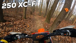 2024 KTM 250 XC F Demo Ride [upl. by Bartlet]