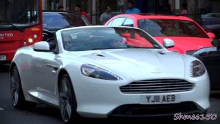 Aston Martin Virage Volante  First in London [upl. by Leacock]