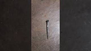 Todays handmade coffin nail nail pipeblacksmith [upl. by Enreval]