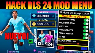 🤫NUEVO HACK MOD APK DLS 24😱 Monedas y Diamantes ILIMITADOS ✅ MOD MENU ACTUALIZADO [upl. by Moria]