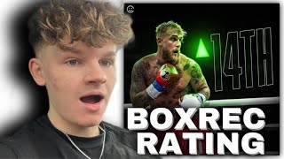 Jake Paulâ€™s USA BOXREC Ratingâ€¦ [upl. by Christa]