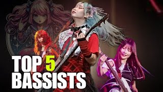 TOP 5 BEST JAPANESE FEMALE BASSISTS [upl. by Eerac]