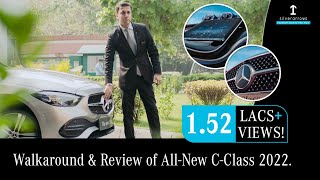 Walkaround and Detailed Review of allnew MercedesBenz CClass 2022 Interior amp Exterior [upl. by Colet]