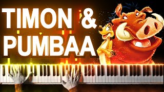 Timon amp Pumbaa Theme Hakuna Matata Piano Cover  تيمون وبومبا هاكونا ماتاتا عزف بيانو [upl. by Araik]