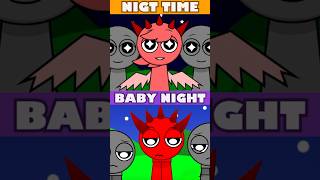 Incredibox Sprunki BABIES 🍼👶 VS Sprunki NIGHT TIME 🪙✨ All Characters [upl. by Welcy132]