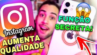 ATIVE AGORA ALTA QUALIDADE no Instagram do seu iPhone ✨ Função Secreta iOS [upl. by Guthrie478]