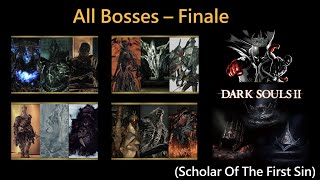 Dark Souls 2 SOTFS Overpowered Hex Build All Bosses Fight Finale [upl. by Himelman572]