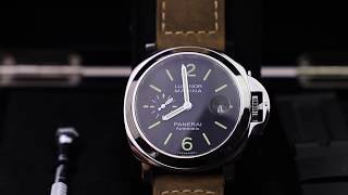 Panerai Luminor Marina Automatic Acciaio PAM 1104 Presentation Video [upl. by Emmerich]