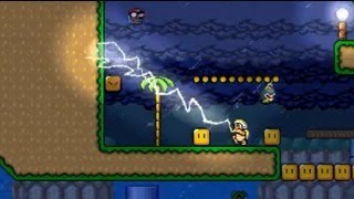 SMBX2 Custom Level • Thunderstorm Run Encore [upl. by Arocal]