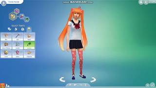 Sims 4 Osana Najami Create a Sim [upl. by Yralih]