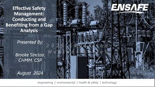 Effective Safety Management Webinar [upl. by Ema]