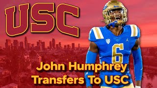 BREAKING John Humphrey Transfers To USC Football [upl. by Onid]