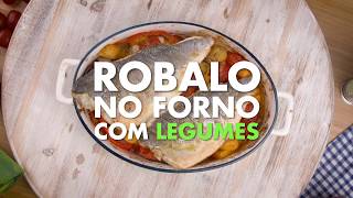 Robalo no forno com legumes [upl. by Albin]