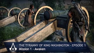 Assassins Creed 3  The Tyranny of King Washington  Mission 1 Awaken 100 Sync [upl. by Tteve]