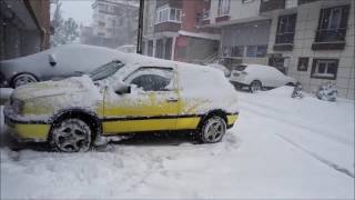 vw golf 3 syncro tdi snow istanbul [upl. by Malilliw806]