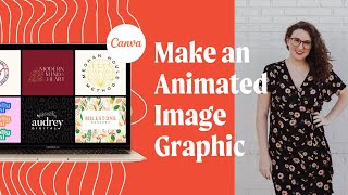 Make a Changing Image Graphic Gif in Canva [upl. by Mercer]