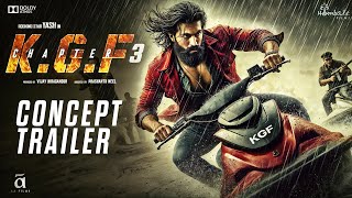 KGF Chapter 3  Concept Trailer HINDI  Yash  Raveena Tandon  NTR  Prashanth Neel  2025 [upl. by Lorita]