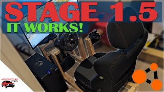 My DIY Beginner SimRacing Rig Build  Stage 15 It Works [upl. by Ellennahs]