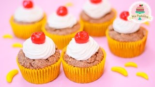 CUPCAKES QUE ¡NO ENGORDAN  MIS PASTELITOS [upl. by Acherman]