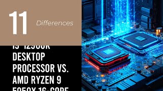 Intel Core I912900K Desktop Processor Vs AMD Ryzen 9 5950X 16Core Processor [upl. by Vokaay626]