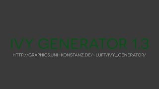 An Ivy Generator LightWave Workflow V13 32bit [upl. by Taryne]