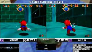 LiamKings vs Xarflon  Round 1  GSA 120 Star Invitational 2018  Super Mario 64 [upl. by Eelhsa]