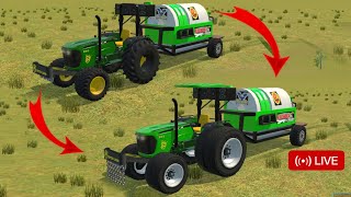 John Deere tractor mein 4 wheel ko kaise add Karen  Indian vehicles simulator 3D [upl. by Hussar]