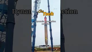 Dynamic compaction machine for foundation stabilization education machinery technology science [upl. by Theran]