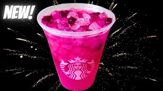 Starbucks Mango Dragon fruit Lemonade Refresher [upl. by Belda]