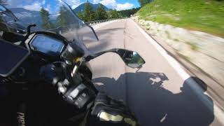 Ninja 1000sx  Passo del Tonale  Mountain Trentino RAW video only engine sound [upl. by Anaig]