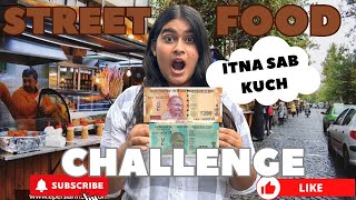 250 Rupees Street Food Challenge🔥 Street Food Challenge🔥 Food Challenge😳🔥 [upl. by Fachan953]