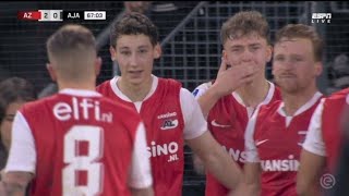 AZ Alkmaar vs AFC Ajax 20 Ruben van Bommel score to earn win for Alkmaar Match recap [upl. by Otis]