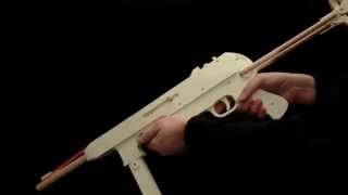 MP40 quotSchmeisserquot Rubberband Gun [upl. by Osnerol324]