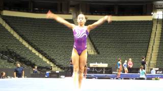 Katelyn Ohashi  2011 Visa Championships Podium Training  Floor Exercise [upl. by Lien380]