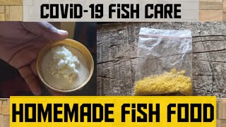 How to make fish food at home  DIY fishfood  TAMIL வண்ணமீன் உணவு செய்முறை Aquapets amp farm [upl. by Magree]